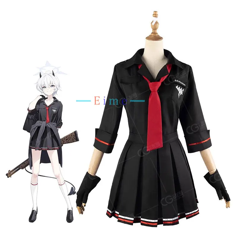 

Game Blue Archive Erika Cosplay Costume Fancy JK High School Uniforms Sailor Suit Halloween Party Clothing Custom Made