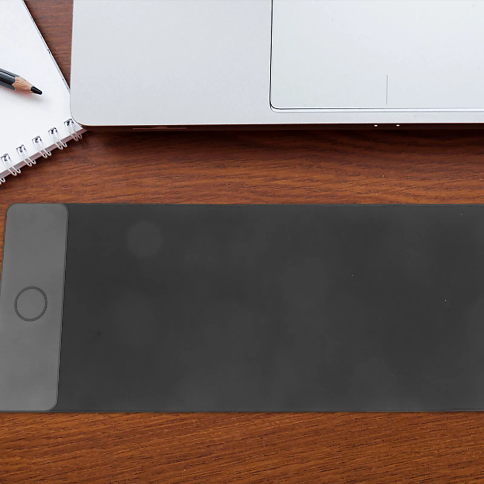 Wireless Charging Mouse Pad Large Multifunctional Rubber Cloth Mat Fast Phone Charger Gaming Office Desk Pad Computer Desk Mat