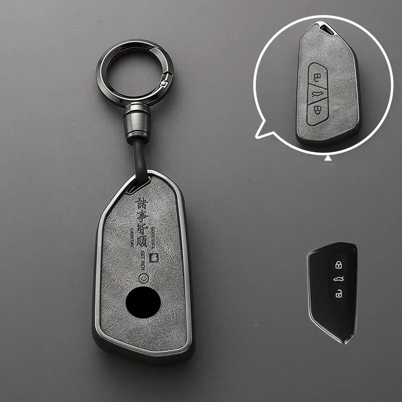 ICAR TPU for VW Volkswagen Golf 8 MK8 2020 MK8 ID.3 ID.4 Cupra Remote Auto Smart Car Key Case Cover FOB Keyring Accessories view 5