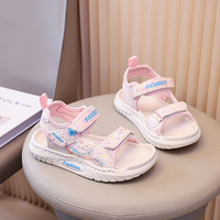 Summer Girls Sandals Fashion Light Soft Flats Toddler Cute Girls Pink Purple Sandals Infant Casual Beach Children Shoes Outdoor