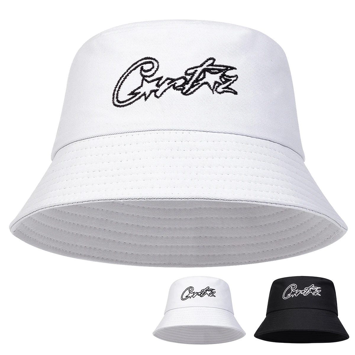 

Unisex GNTZ Pentagram Embroidery Bucket Hat Fisherman Hat Travel Hat Outdoor Sunscreen Hats for Men Women Bucket Hats