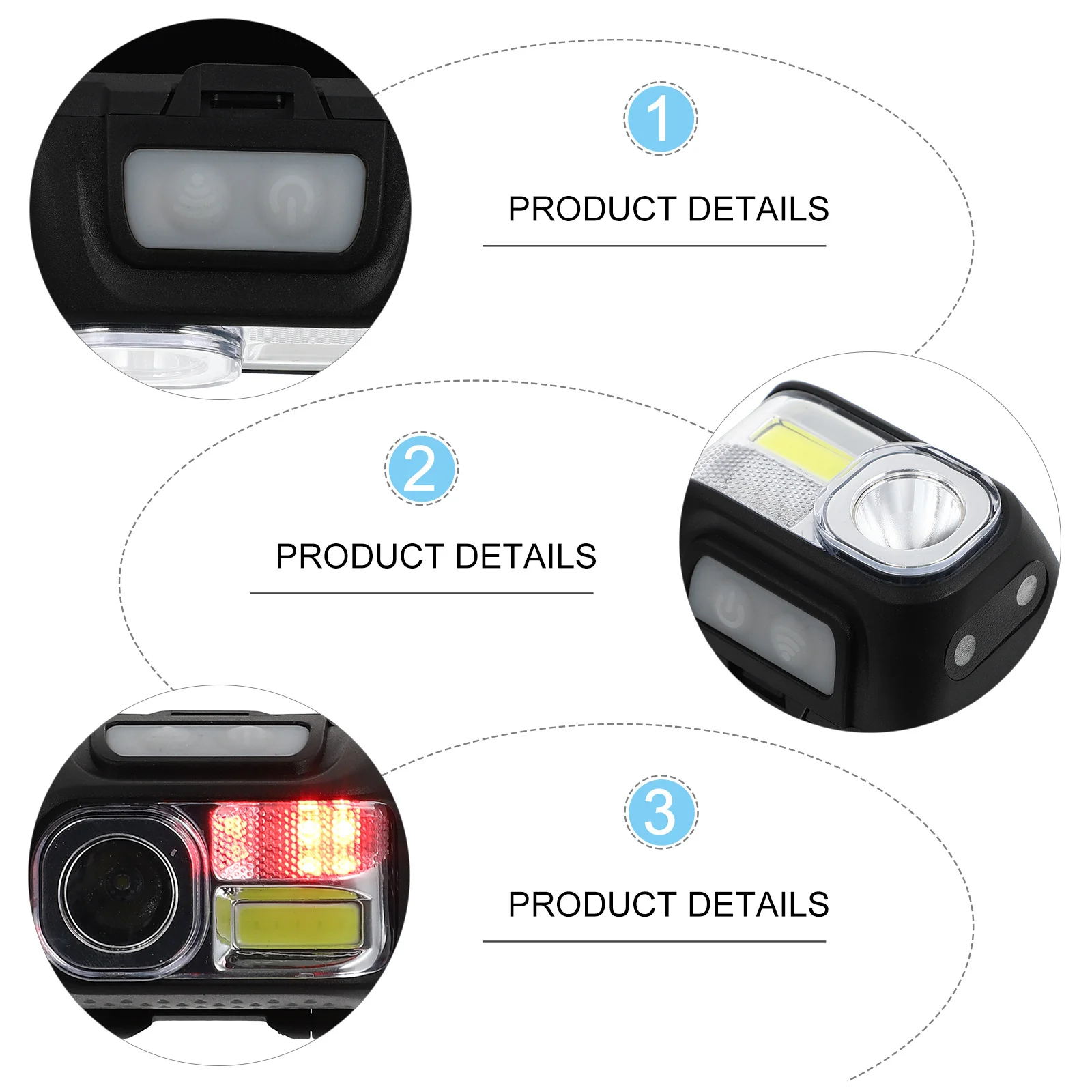 

Usb Charging Led Headlamp Waterproof Outdoor Night Torch For Camping Hiking Fishing Riding Portable Flashlight