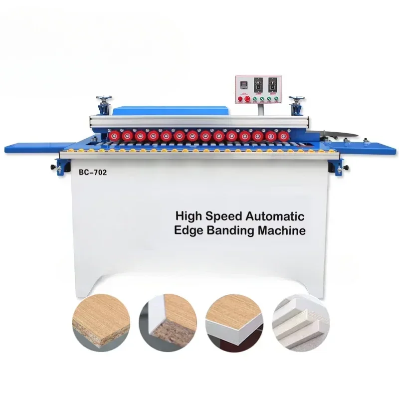 Durable and of high quality DW702 High-Speed Automatic Edge Banding Woodworking Machine Double-Sided Trimming Micro Veneer