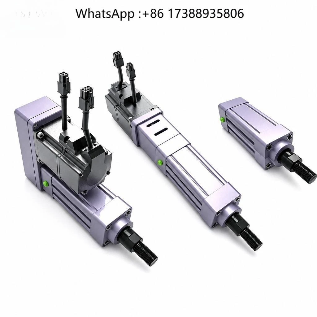PrimoPal Servo Electric Cylinder 300mm 400mm 600mm Stroke 1400N 250mm/s Adjustable Linear Actuator for Semiconductor