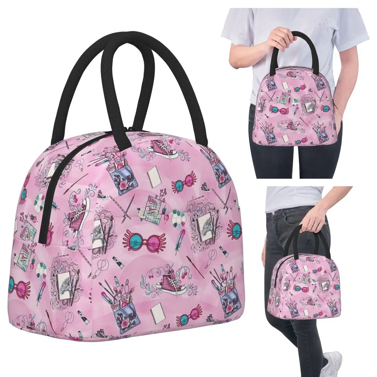 

Lovegood Insulated Lunch Bag for Kids School Cooler Thermal Food Box Tote Portable Lunch Boxes Container