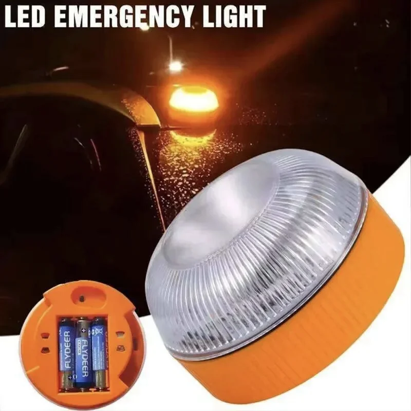 LED Auto Notfall Licht Taschenlampe Rot Magnetische Induktion Gelb Licht Strobe Verkehrsunfall Lampe Leuchtfeuer Sicherheit Batterie Benötigen
