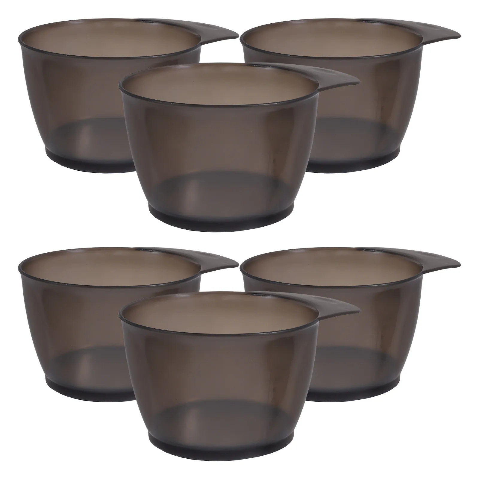

6Pcs Hair Dye Bowls Stackable Plastic Mixing Bowls Hair Coloring Tools Salon Home Kit Salon Supplies Single Mixing Bowl