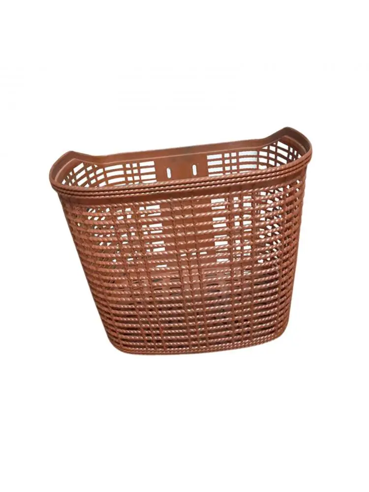 AliExpress NONE Bike Basket Front, Pets Carrier Bike Pannier Easy Install Cargo Rack Bags Handlebar Basket for Grocery Shopping, Folding Bike