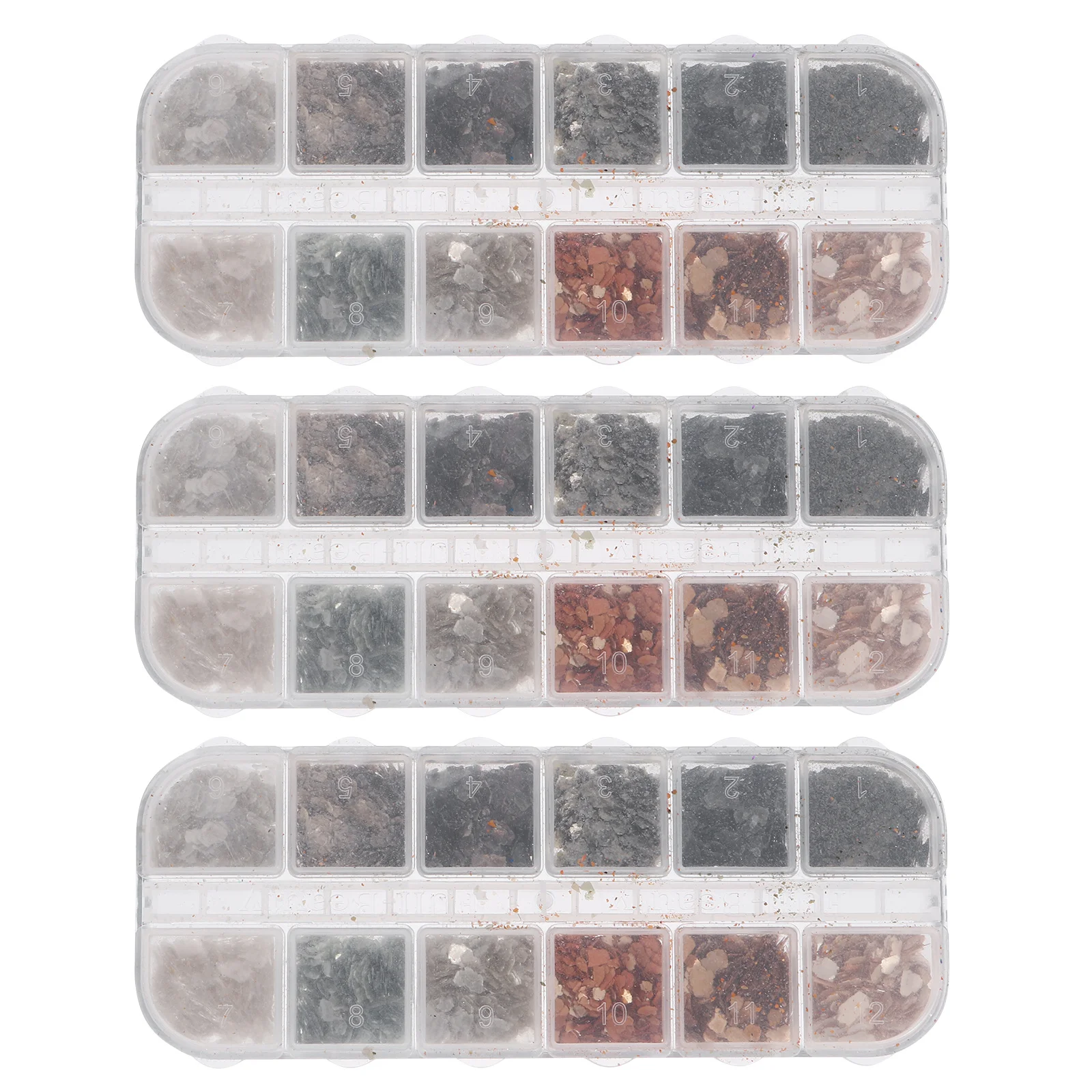 3 dozen mica marmeren nagel pailletten glitter confetti voor professionele kunstdecoratie doe-het-zelf manicure accessoires