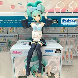 Anime Hatsune Miku Figures Rem Hatsune Miku Action Figures Pressing Bubble Noodles 15cm PVC Collection Model Toys Birthday Gifts