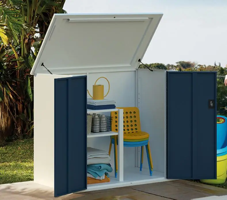 Garden Shed Storage cabinet with 2 Door Unit  Garage Tool Organisation Cabinet