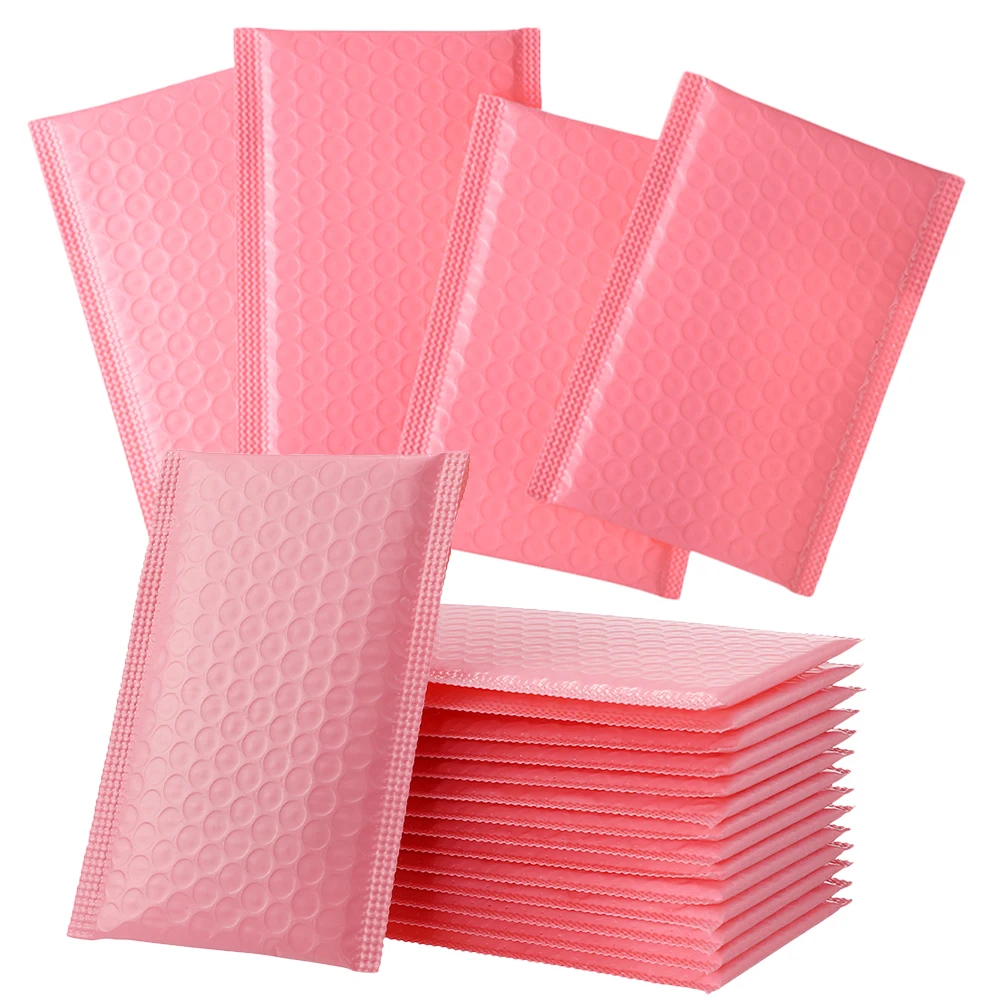 

60pcs Bubble Mailers Packaging Bags Self-Adhesive Padded Envelopes Waterproof Shipping Supply For Small Business Clothing