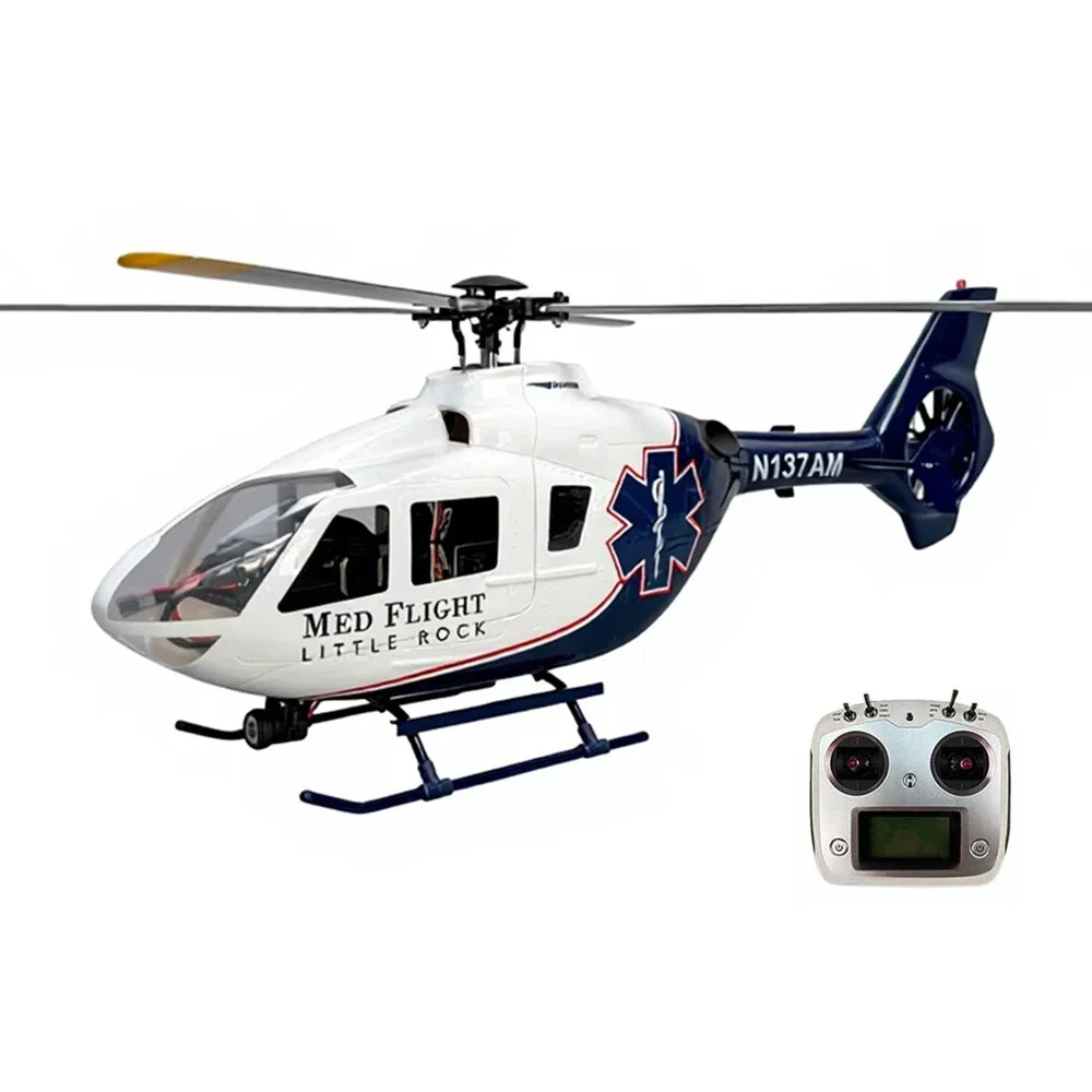 

ROBAN EC135 450 Class 2.4G 6CH GPS Stabilized Scale RC Helicopter RTF With X2 Flight Controller and Searchlight