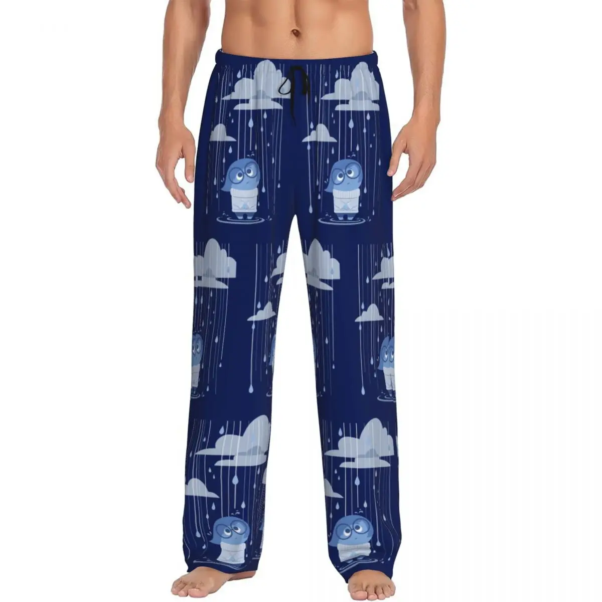 

Custom Men's Inside Out Pajama Pants Print Fantasy Animation Sleep Sleepwear Bottoms with Pockets