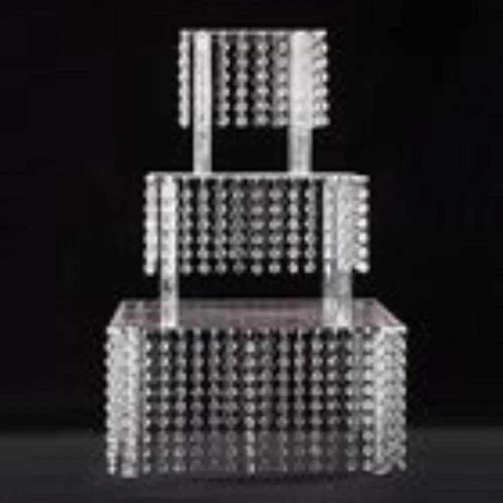 Cake Stands Crystal Beaded Cupcake Tower Display Weddings Birthday Party Decor