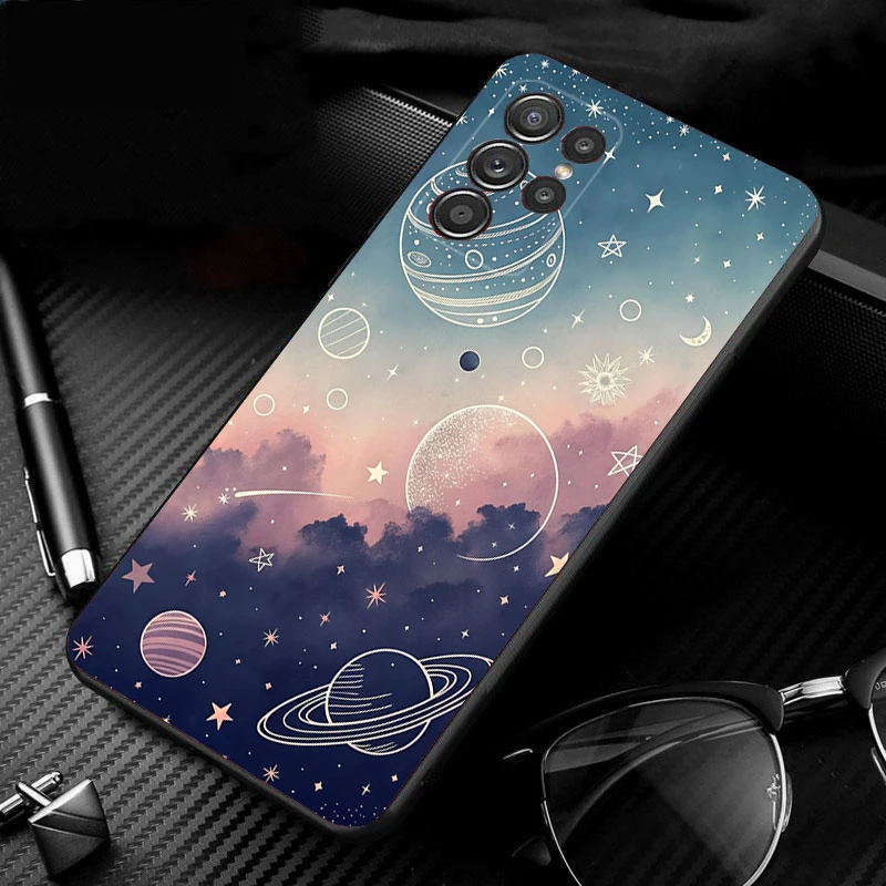 

Space Planet Phone Case For Samsung Galaxy S25 S24 S23 S22 Ultra S24 S23 S22 S21 Plus S25 Edge S24 S20 FE