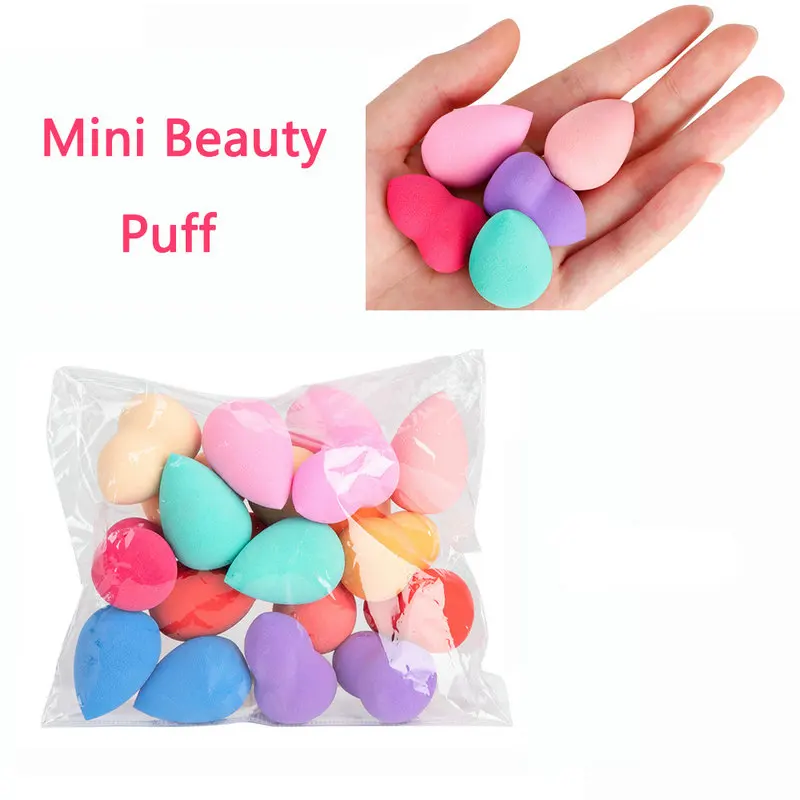 100/50/20/10szt Soft Water Drop Gourd Beauty Egg Makeup Mixer - Mini gąbka do bezwadnego podkładu, korektora i pudru
