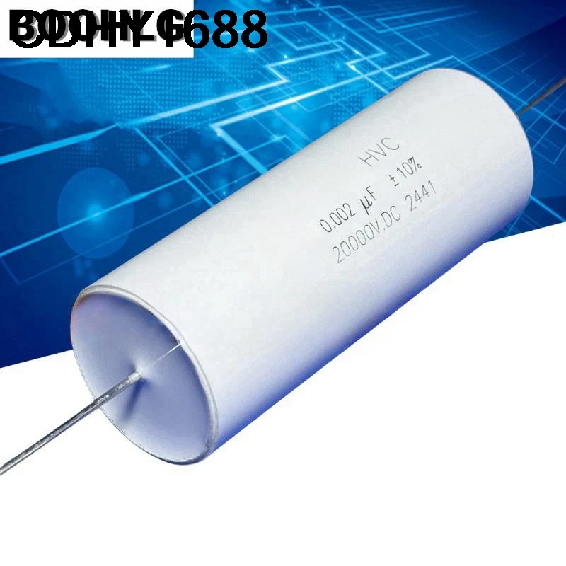 

1 шт. 0,002 мкФ 20000 В 2NF 202 к 20 кВ 2000 пф 20000 В постоянного тока неиндуктивный тонкопленочный конденсатор высокого напряжения