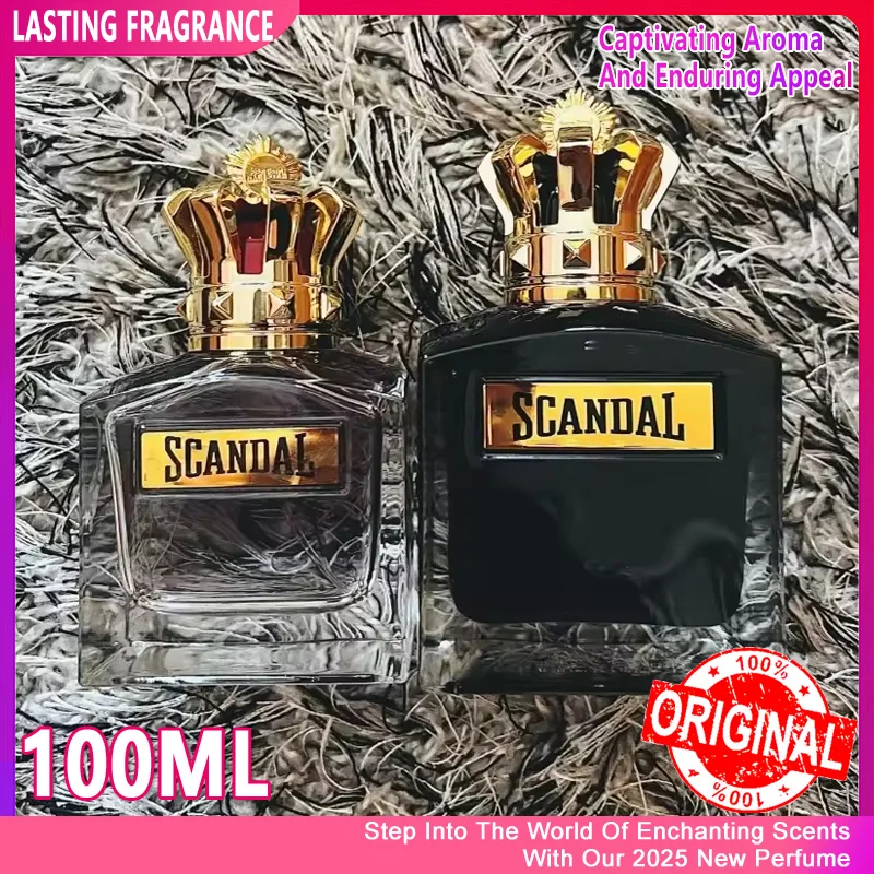 Eau De Parfum De 100ml para hombre, fragancia Woody De larga duración con cuero y sándalo Vetiver Tonka para atractivo elegante, Parfums Homme