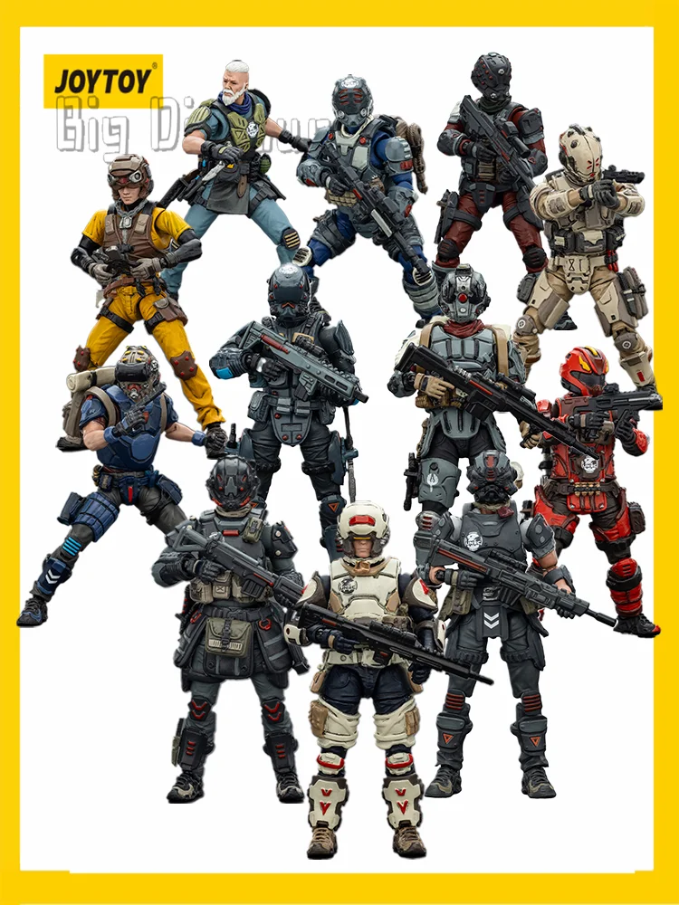 [EN STOCK] JOYTOY Dark Source 1/25 figurine UNSC Assaulter & Steel Ride Corps désigné [12 pièces] modèle