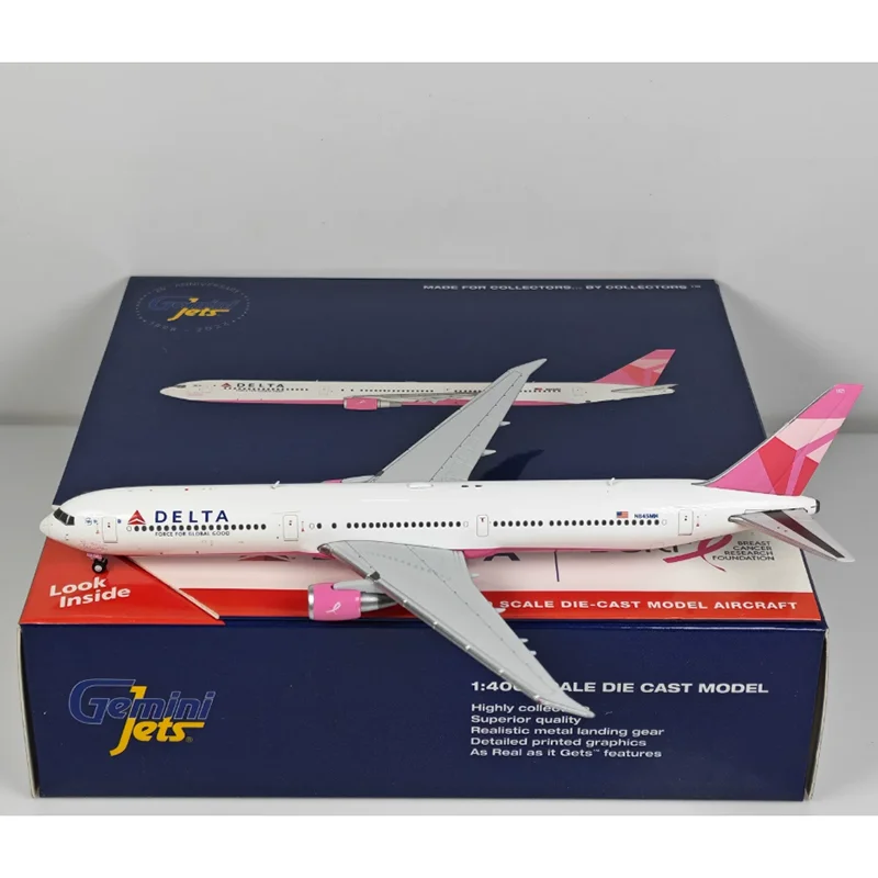 

GeminiJets Diecast 1/400 Scale Delta Air Lines B767-400ER N845MH Alloy Aircraft Model Collection Toys Ornaments Display