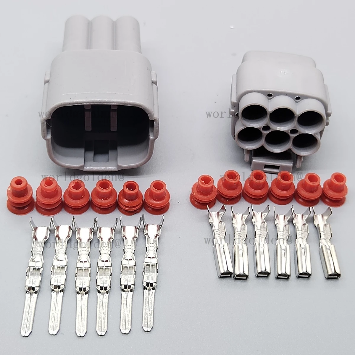 6Pin Sealed Connector Kit 6188‑0382 6180‑6777 for Universal Vehicles Exterior Sensor Wiring Maintenance car connector
