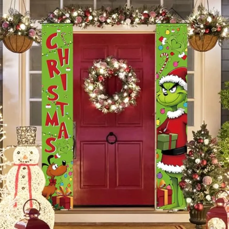 

Christmas Decorations Outdoor Merry Christmas Banner Christmas Xmas Winter Holiday Decorations and Supplies for Home