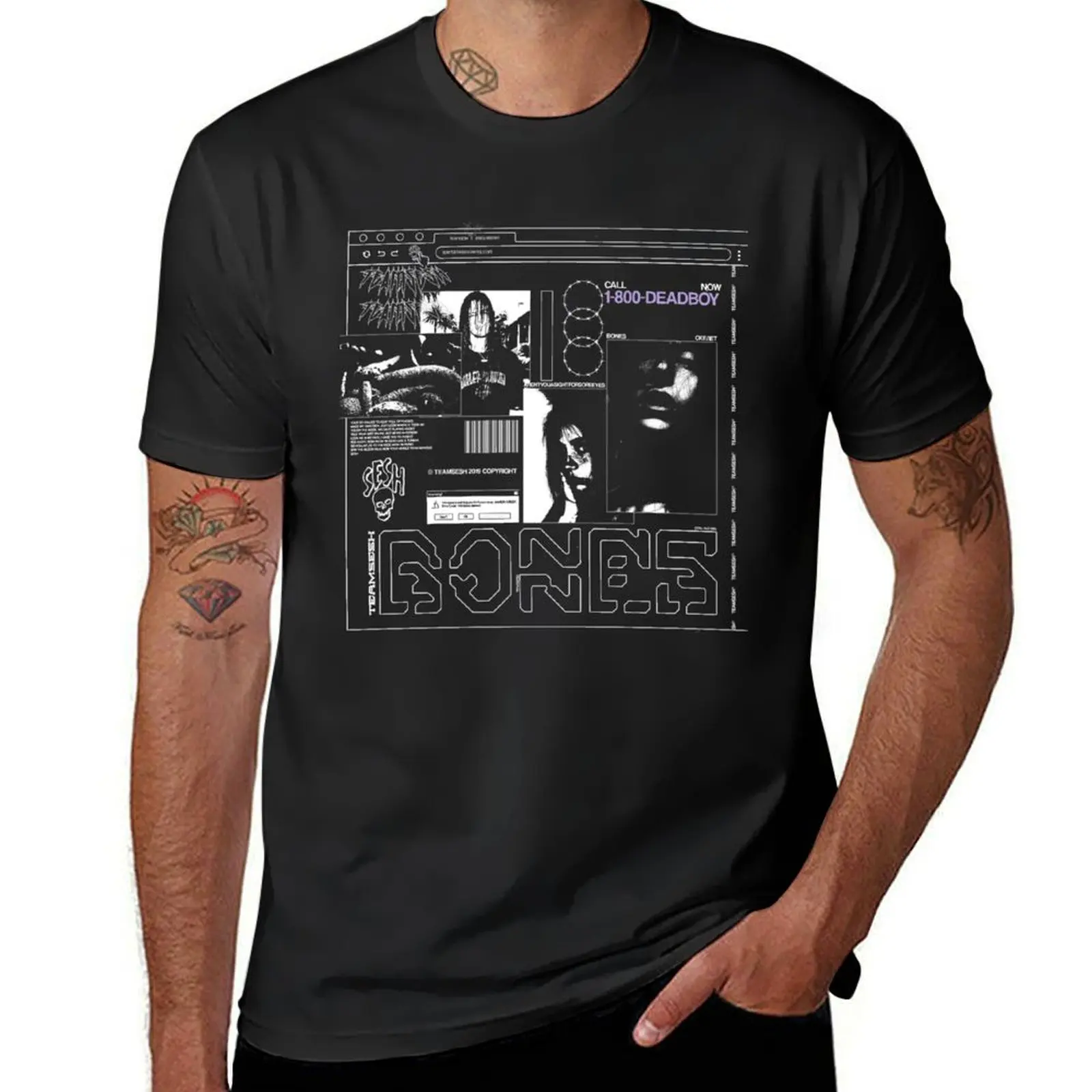 

1-800-DEADBOY BONES ART T-Shirt custom shirt graphics anime shirt men clothes