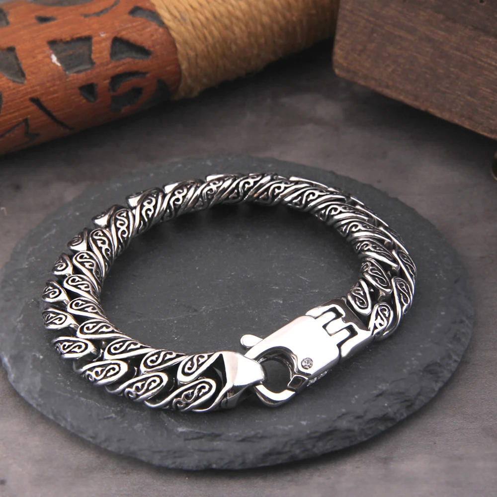 Men'S Accessories Hand Bands - Herren-Armband für Herren, 12 mm breit,