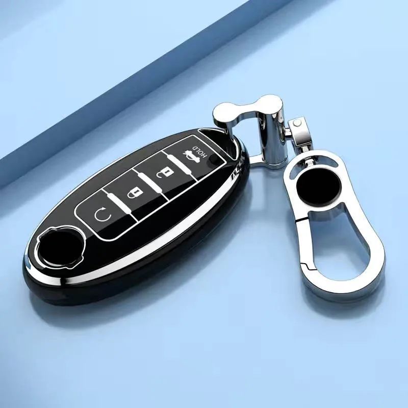 

For Nissan Rogue XTrail T32 T31 Qashqai J11 J10 Kicks Tiida Pathfinder Murano Juke Versa Note Infiniti Car Remote Key Case Cover