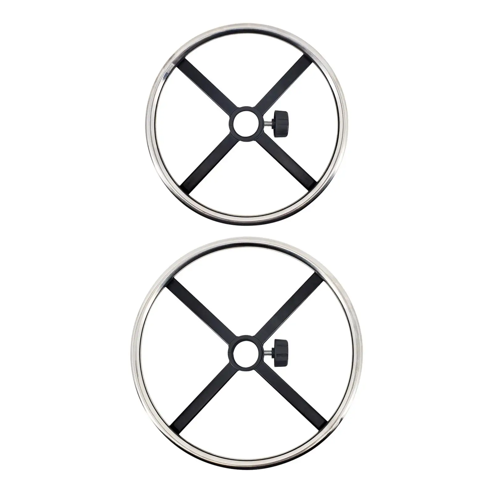 

Heavy Duty Base Round Foot Rest Ring Stainless Steel Barstool Bottom Replace Part for Office Dining Chair