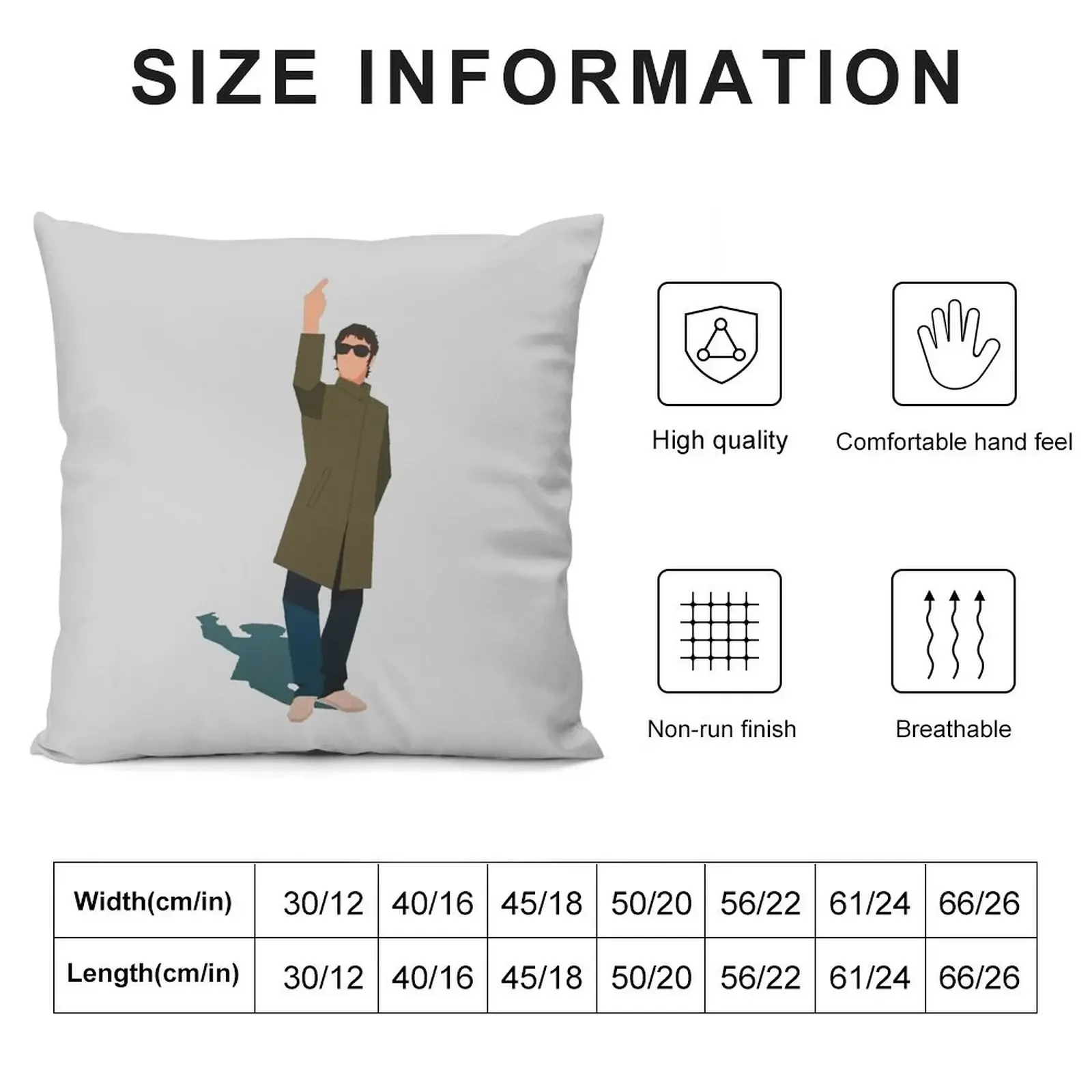 Liam Gallagher Throw Pillow Cushions For Children Sofa Cushions Cover Covers For Sofas pillow