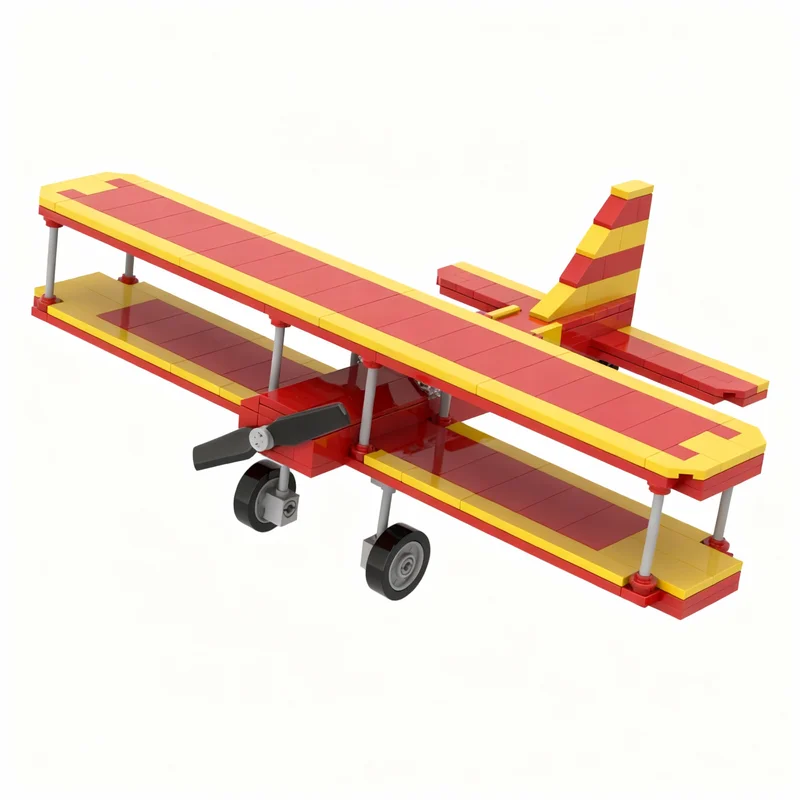 221-個-moc-スタント複葉機都市空港モデルビルディングブロック建設おもちゃクリスマスギフト-diy-クリエイティブアイデア教育レンガ