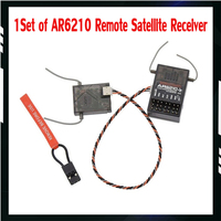 AR6210 DSMX 6 CH RC Receiver RX W/ Satellite Support for DSM2 SPEKTRUM DX6i DX7 DX8 DX9 JR DSX6 DSX7 DSX8 RC Transmitter Radio