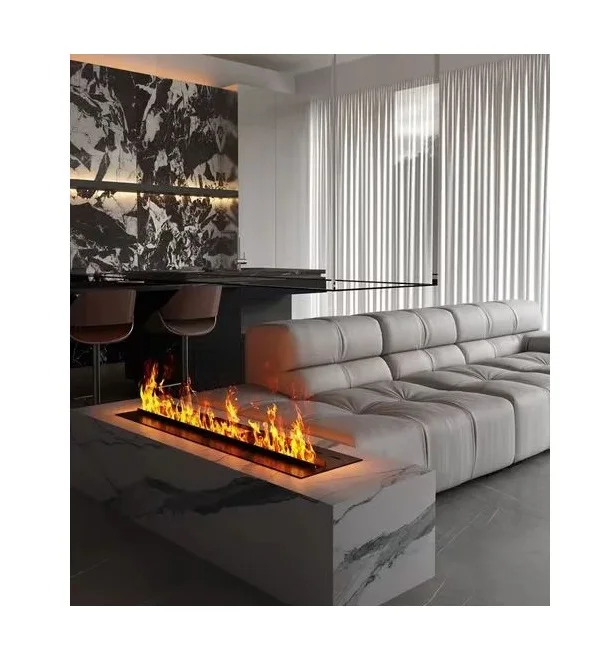 700 mm Modern Smart Space Heaters Flame Water Vapor Atomized Fireplace Electric 3D Steam Electric Fireplace