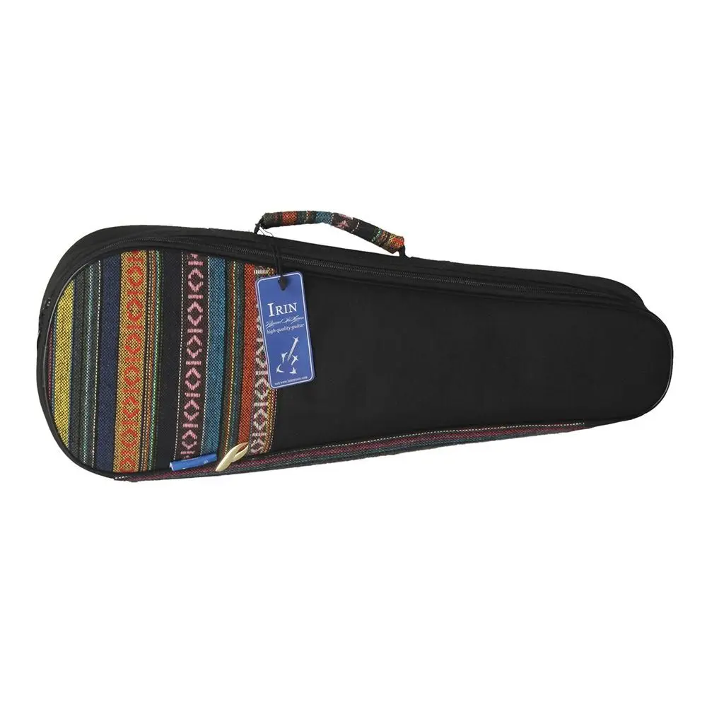 

Oxford Ukulele Bag Dustproof Double Shoulder Strap Musical Instrument Bag Waterproof Ethnic Style Ukulele Storage Case