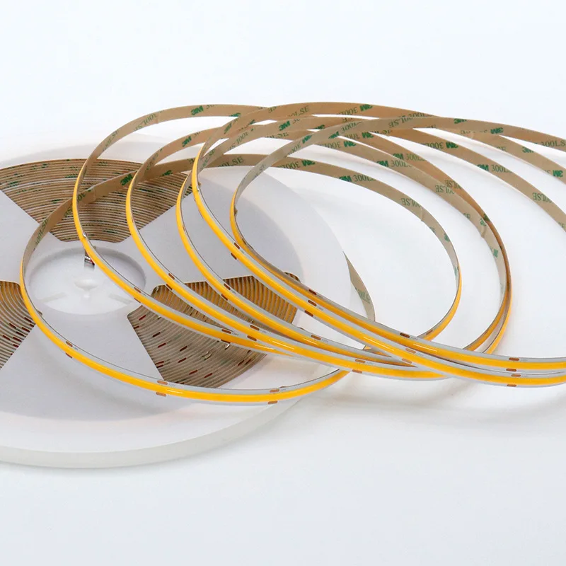 

10m 48v C0B LED Strip 480leds/m Flexible Tunnel Subway Construction 3000k Nature white 4000k 6000k Shop Wardrobe Cabinet Light