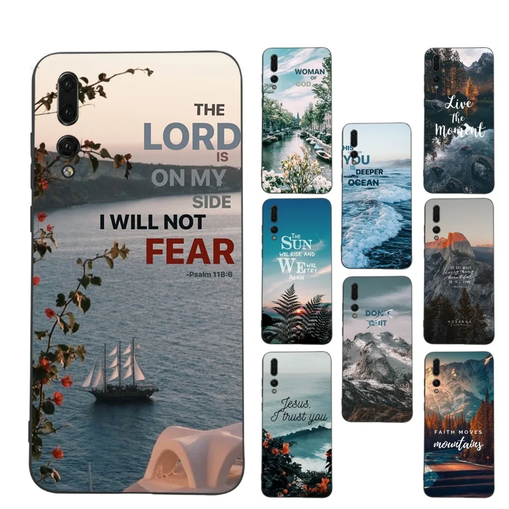 Funda de teléfono con proverbio de viaje para Huawei, P 8 9 10 20 30 40 50 Pro Lite Psmart Honor 10 lite 70 Mate 20lite