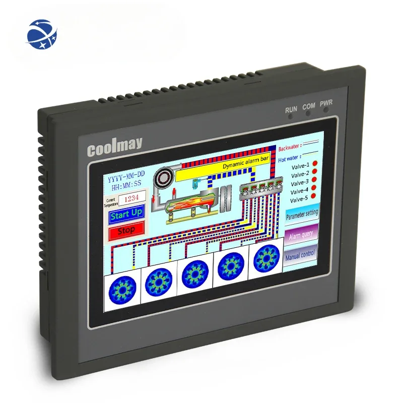 4.3inch  plc built in hmi  relay output SCADA remote controller EX3G-43KH-24MR