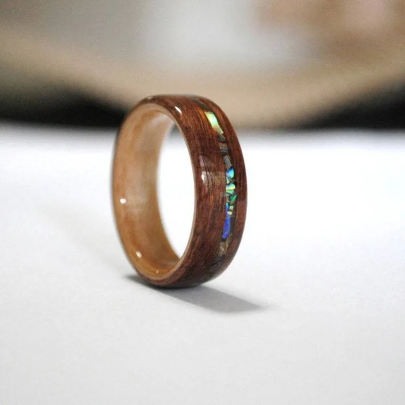 

Wooden Ring, Unisex Wedding Ring, Men's Wooden Ring, Wooden Wedding Ring