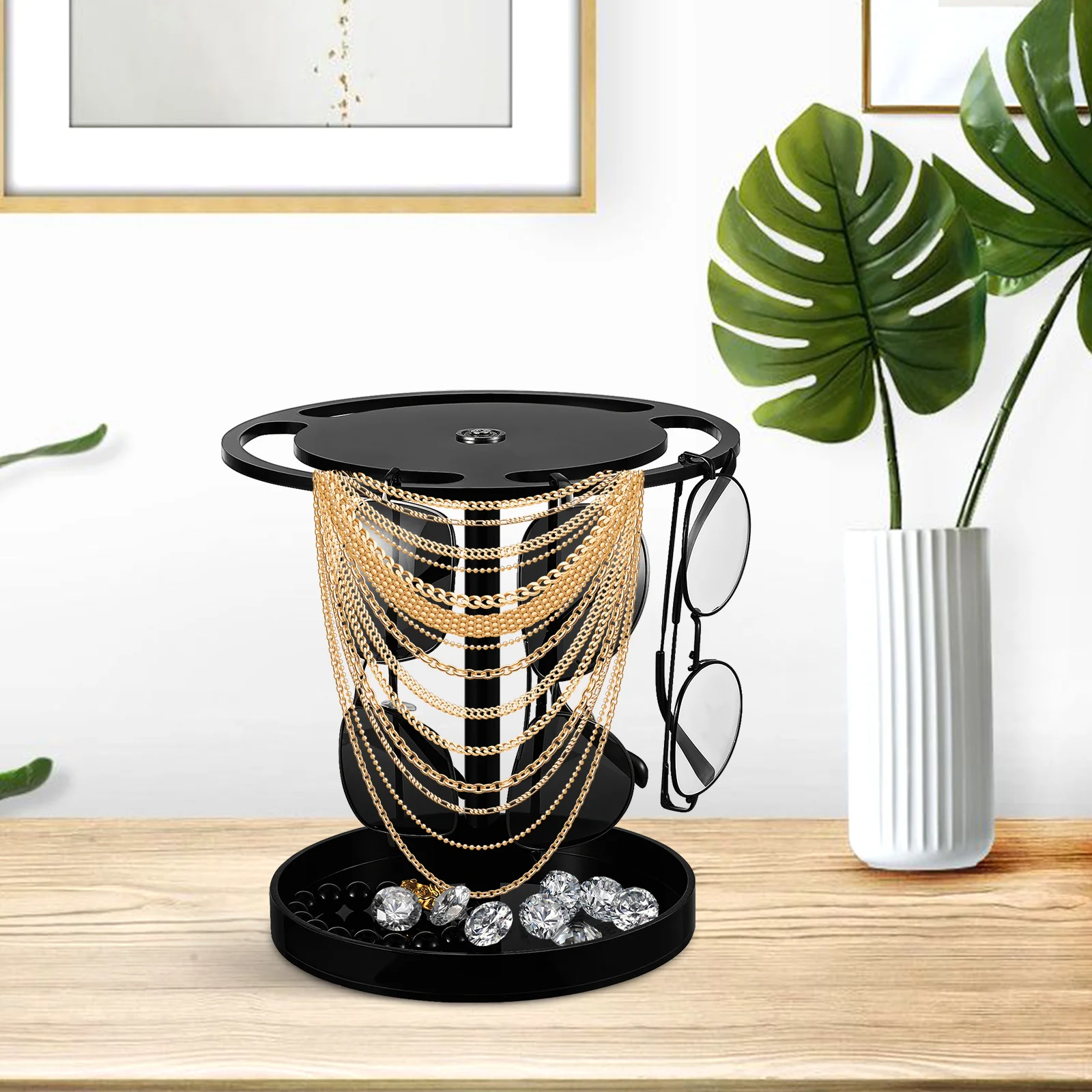 

Sunglasses Holder Spectacle Organiser Storage Display Stand Holders Desk Bracket for Nightstand