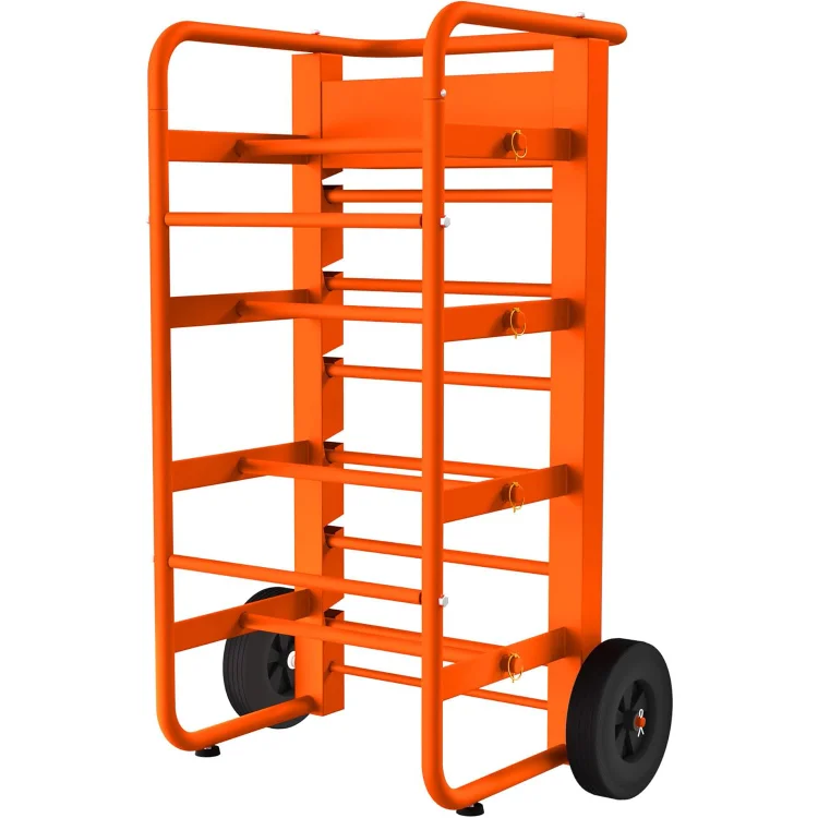 

Wire Spool Rack, Heavy Duty Cable Holder with 11 Rods – Mobile Multi-Spool Wire Rack Dispenser with Wheels and Storage Box for E