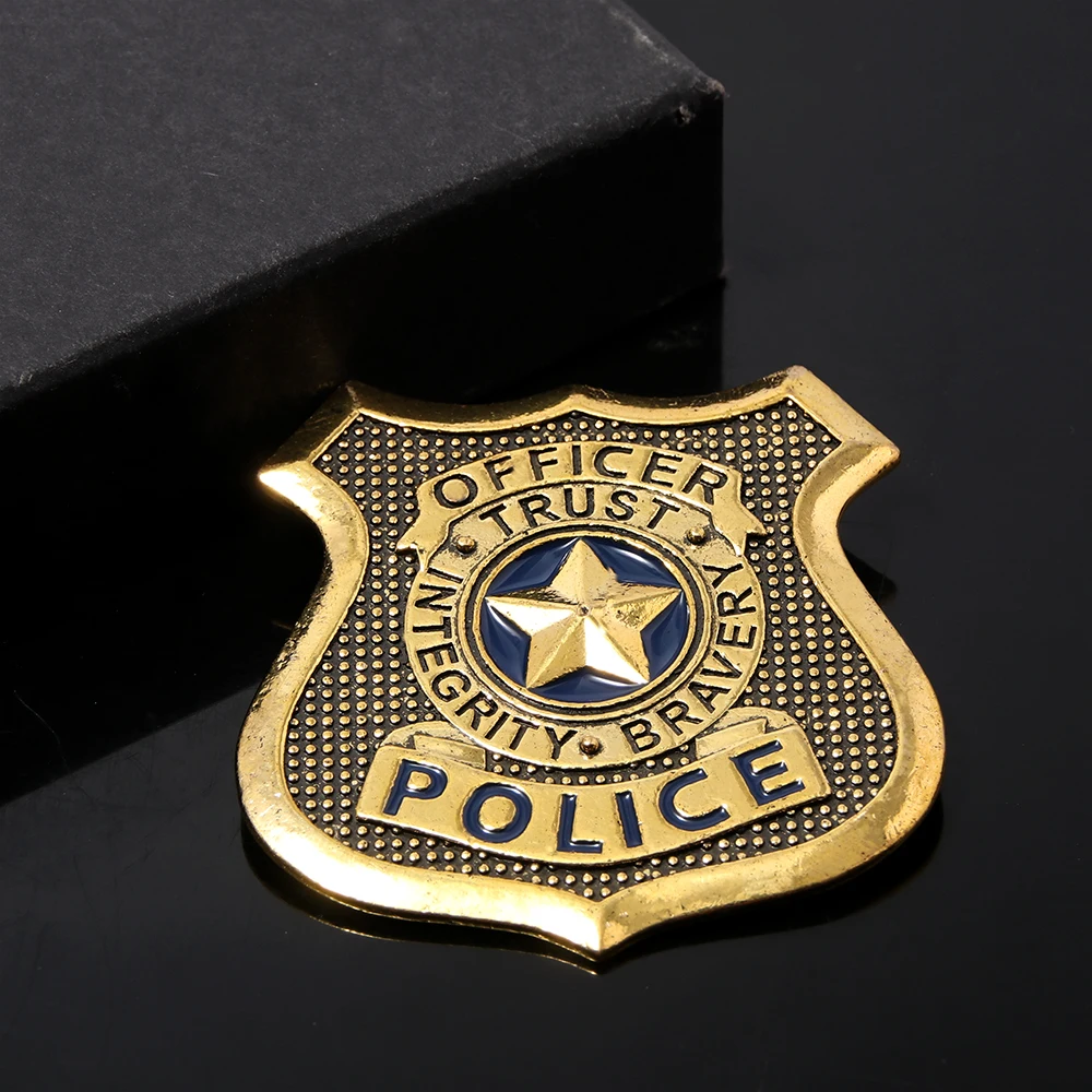 Zootopia Zootropolis Metal Badge Brooch Judy Hopps Police Pin For Women Men Lapel Pin Jewelry