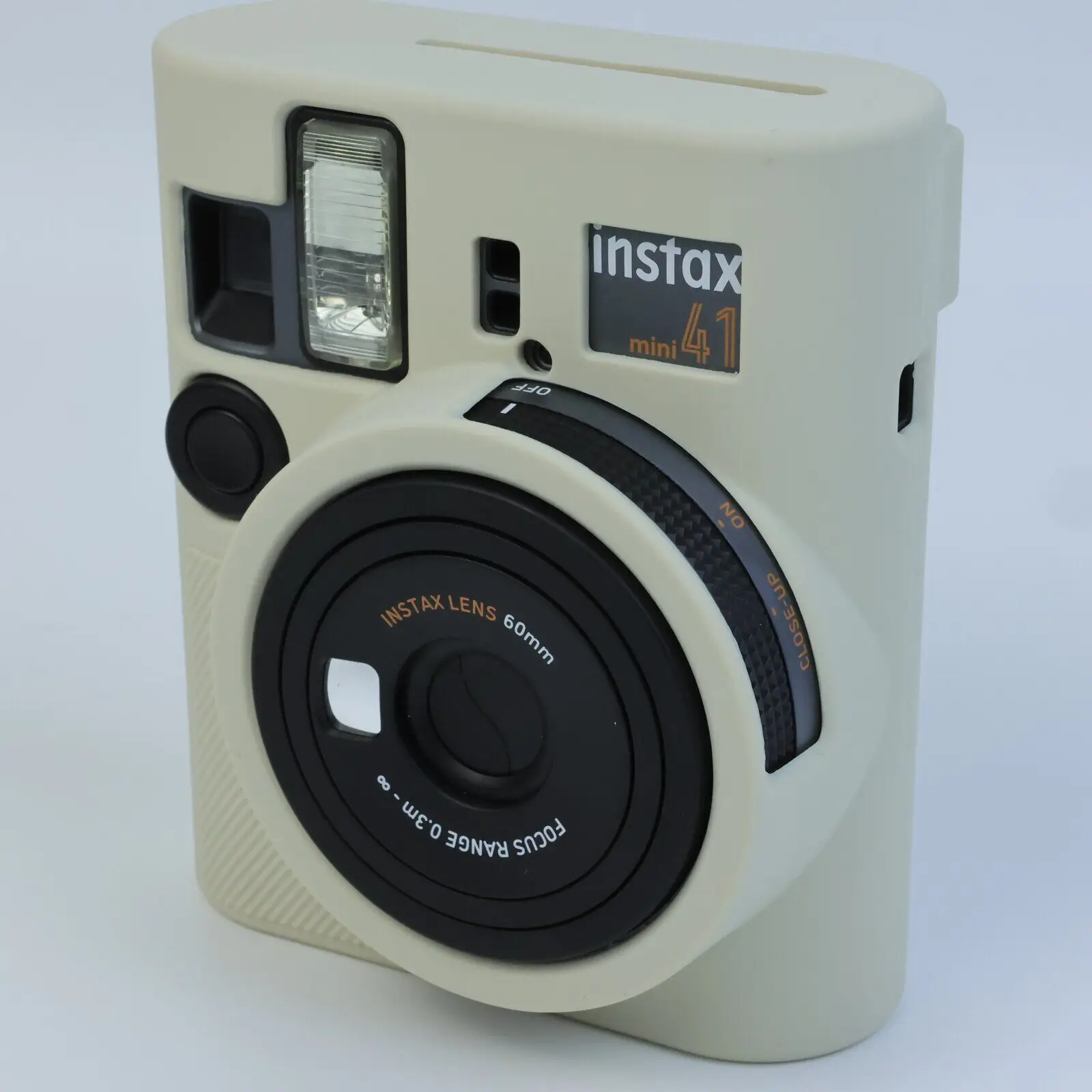 Funda de silicona Fujifilm Instax Mini41 para cámara instantánea; Bolsa blanda para cámara de película instantánea