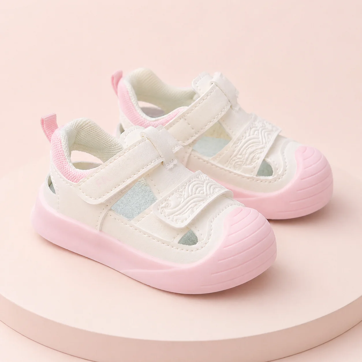 Summer Sport Sandals For Children PU Leather Hollow Out Breathable Kid's Sneakers Anti-slippery Boy's Girl's Sandals Casual Shoe