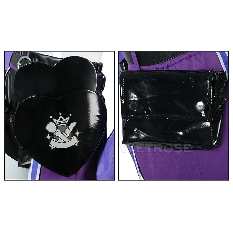 zizi 2025 【Wetrose】 Kikirara Vivi Cosplay Costume Outfit Hololive DEV_IS Glow Flow Vtuber Full Set Wig Halloween Xmas