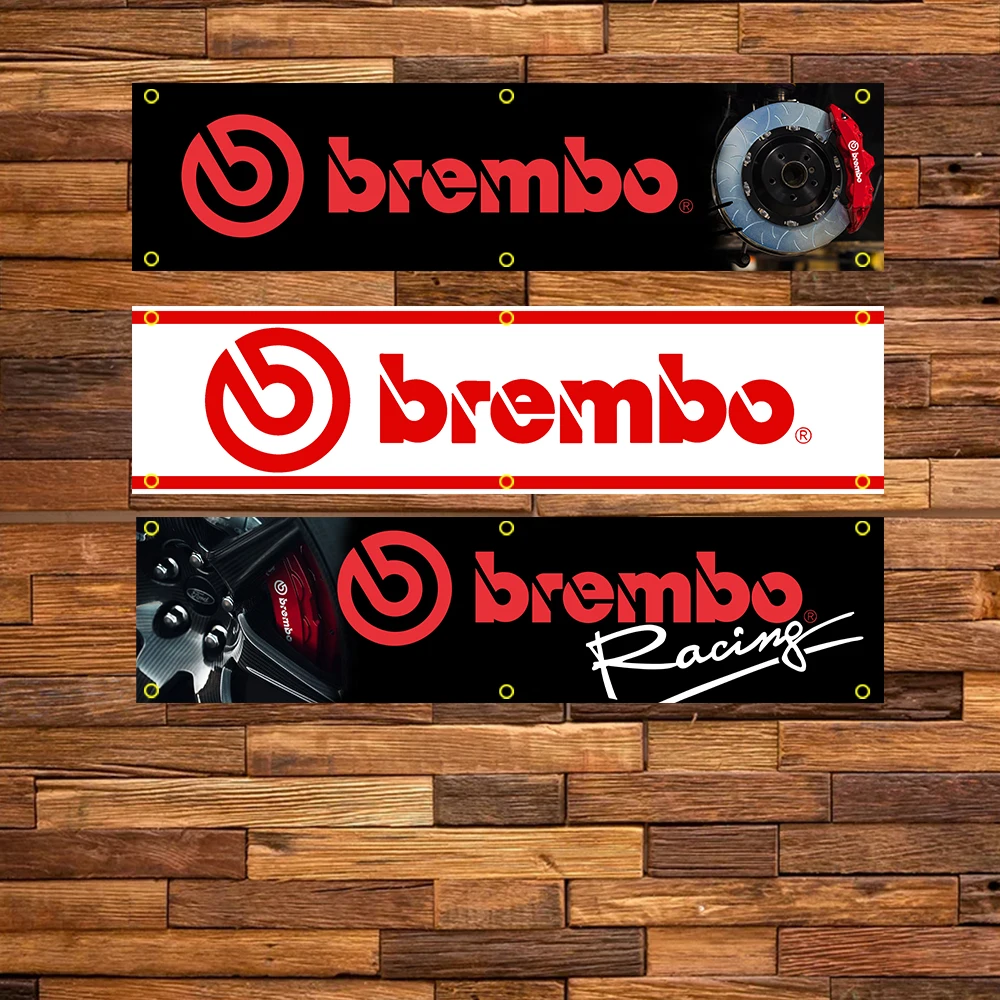 WinBanner 2x8 Fts Auto Parts-Brembo Banner Polyester Printed Flag Garage or Outdoor For Decoration FLAG