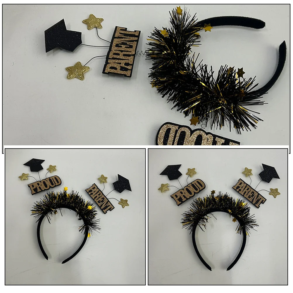 

Graduation Headband Graduation Themed Non-Slip Head Hoop for Party Festival Photo Props Cosplay Accessories