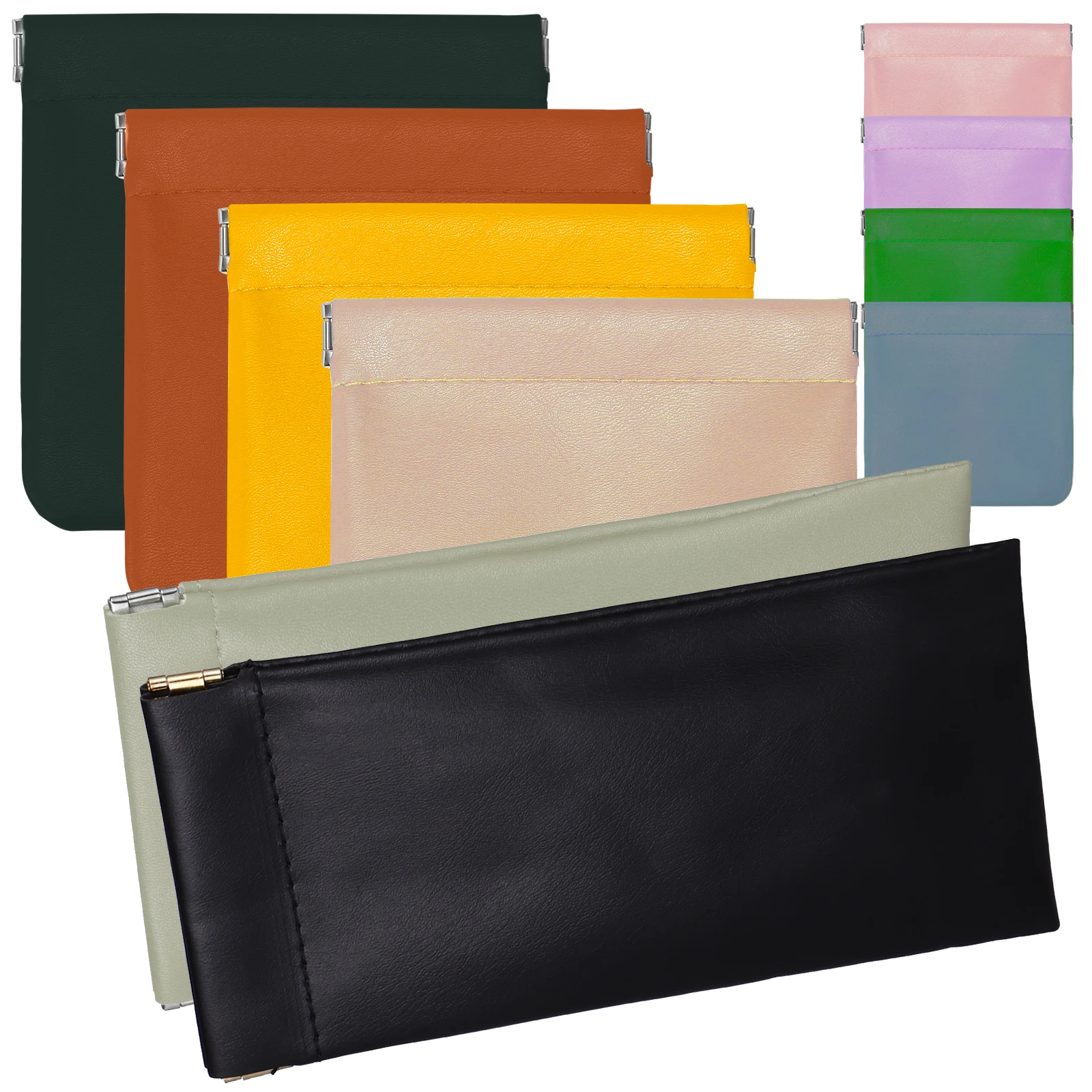 

10Pcs Women Makeup Bags Portable Small Organizer Pouches Travel Storage Lipstick Bag Lightweight Sundries Bag