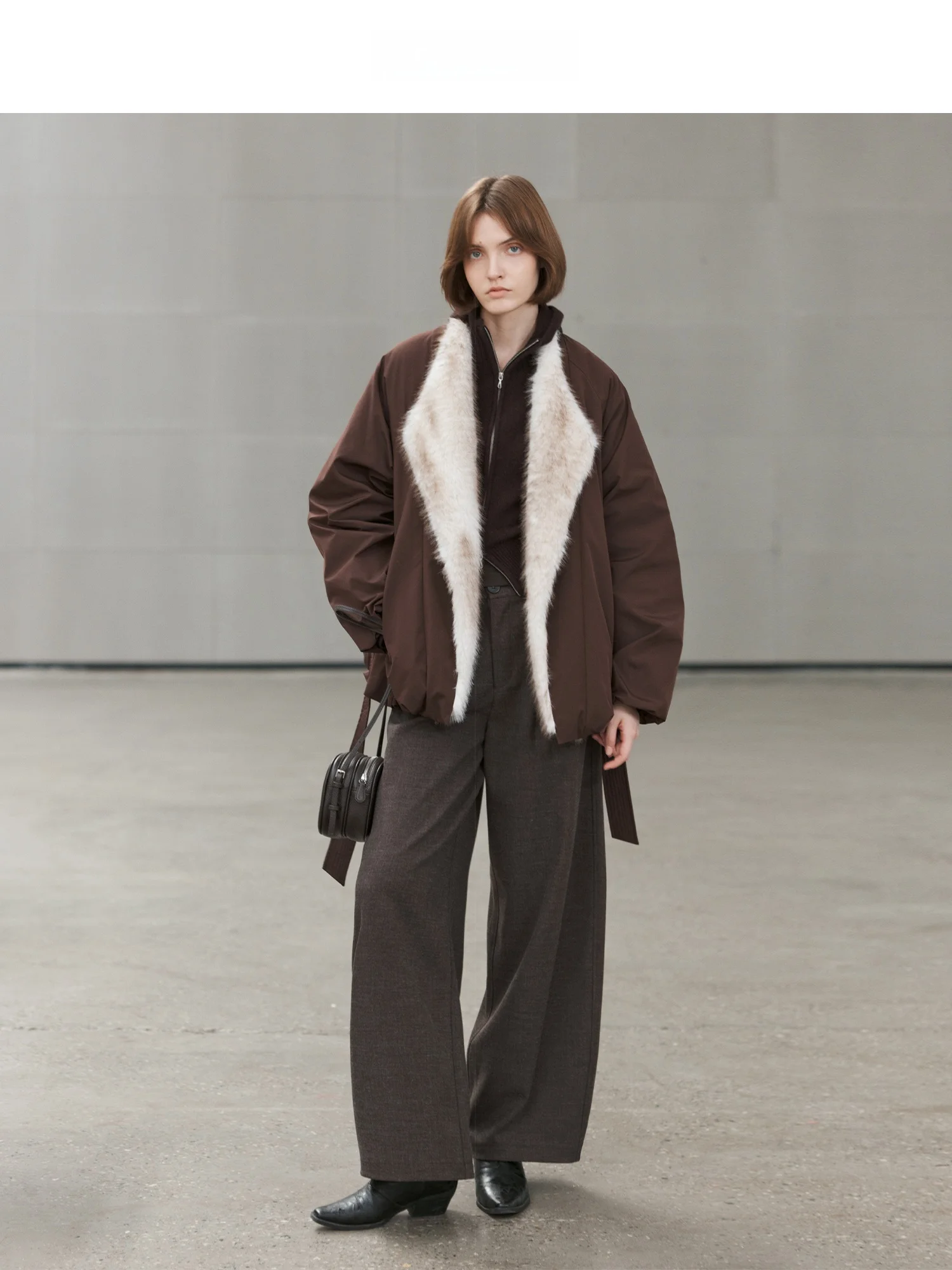 

Пуховик TAGEECHITA с пушистым воротником, 90% пуха, свободный крой, теплая зимняя верхняя одежда, элегантный дизайн, экологичный женский пуховик